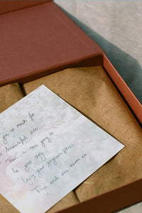 Tisja Damen Luxury Lingerie Packaging Eco Luxury Box Terracotta