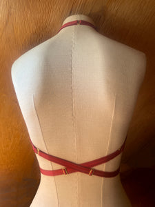 "Naiad" wrap halter bra