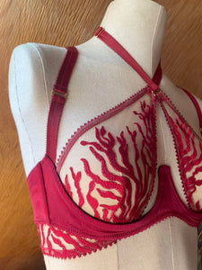 "Naiad" wrap halter bra