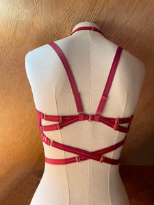 ''Serica" open wired bra