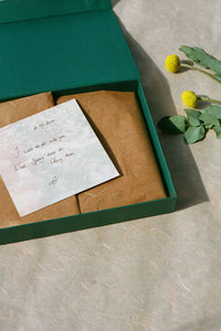 Tisja Damen Luxury Lingerie Packaging Eco Luxury Box Emerald