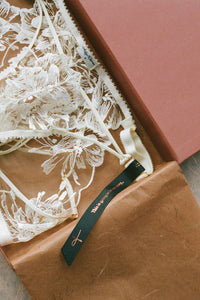 Tisja Damen Luxury Lingerie Packaging Eco Luxury Box Terracotta