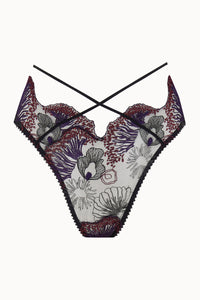 Tisja Damen Luxury Lingerie Lullaby High Ouvert Brief Multicolored Black size S to LL