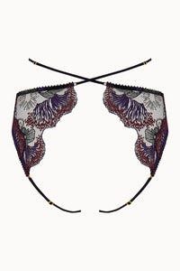 Tisja Damen Luxury Lingerie Lullaby High Ouvert Brief Multicolored Black size S to LL