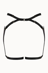 Tisja Damen Luxury Lingerie Lullaby Longline Suspender  Multicolored Black size S/M M/L 