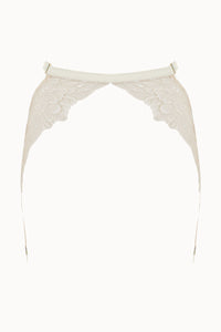 Tisja Damen Luxury Lingerie Poetica Suspender Ivory Size S/M to LL