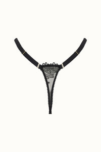 ''Echoes'' high waisted thong