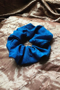 Meadow silk Scrunchie ~ ''Ocean riches''