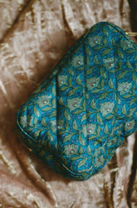 Medium Silk Travel Bag ~ ''Ocean field''