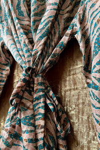 Lyon Silk Robe ~ ''Ebb and Flow''