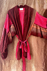 Dora Silk Robe blouse ~ ''Depths of the Heart''