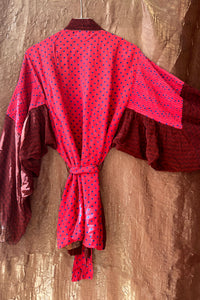Dora Silk Robe blouse ~ ''Depths of the Heart''