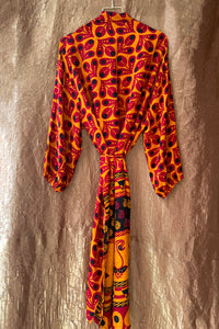 Long Silk Robe ~ ''Burning passions''