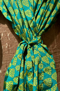 Lyon Silk Robe ~ ''Chasing meadows''