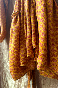 Lyon Silk Robe ~ ''Sunrise Ochre''